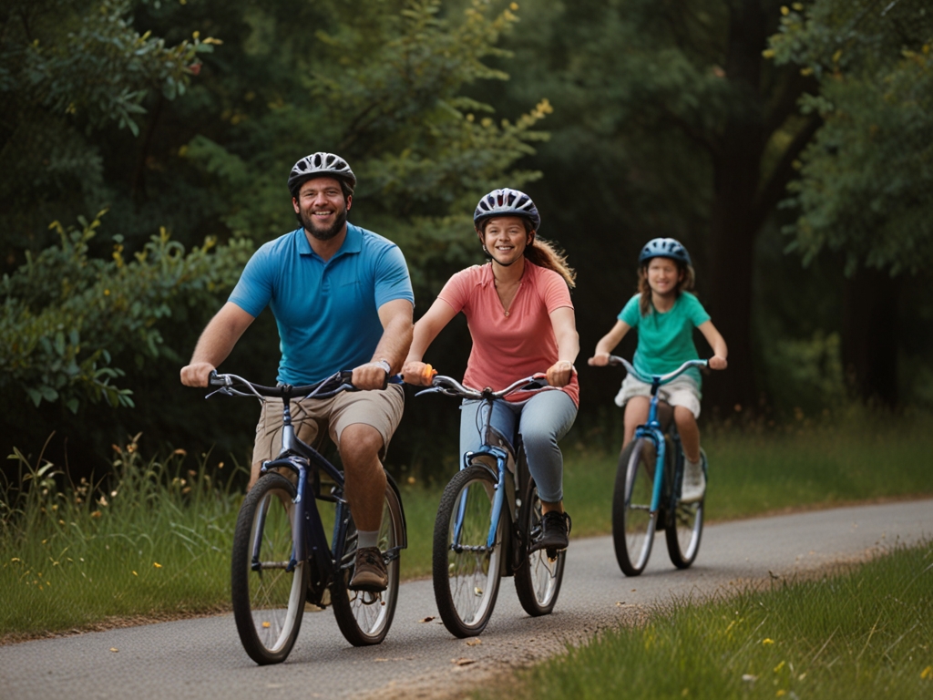 Familie cykeltur